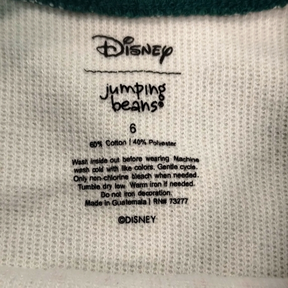 •Disney's Mickey Mouse Toddler Boy Size 6 Raglan Holiday Tee by Jumping Beans - Picture 4 of 11